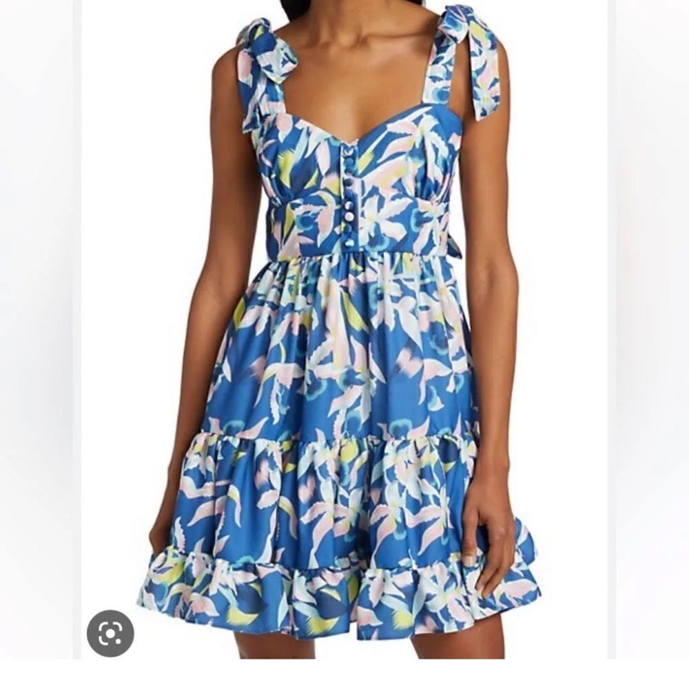 No Pise La Grama Tropical Mini Dress Size 4